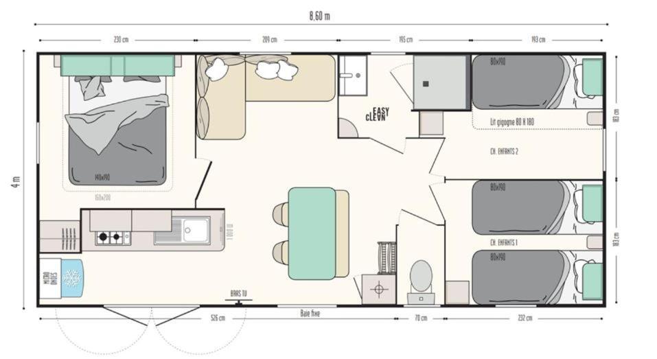 Mobil Home 5-6 Personnes Carry Le Rouet Bagian luar foto
